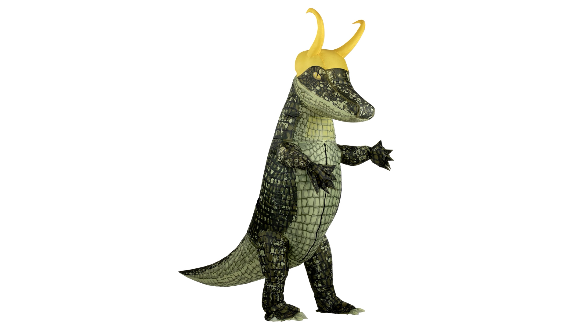 JWC2436 Alligator Loki Adult Inflatable 360 GIF Rotation